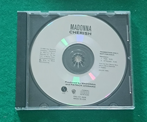 Madonna cherish pro cd - madonna,