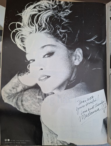 Madonna the virgin tour 1985 - virgin,