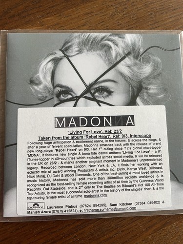 Madonna living for love - living,